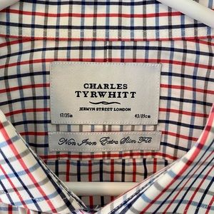 Charles Tyrwhitt Extra Slim Fit Non Iron Shirt 17 35 French Cuff